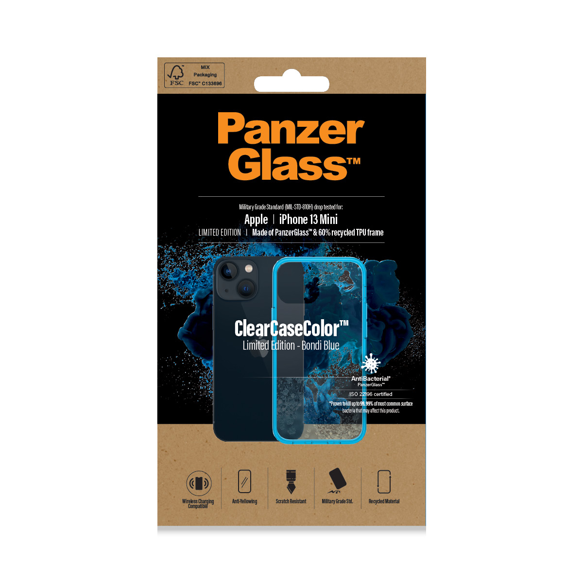 PanzerGlass ® ClearCaseColor™ iPhone 13 Mini - Bondi Blue – image 2