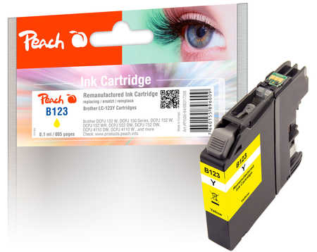 Peach 317208 ink cartridge 1 pc(s) Compatible Yellow