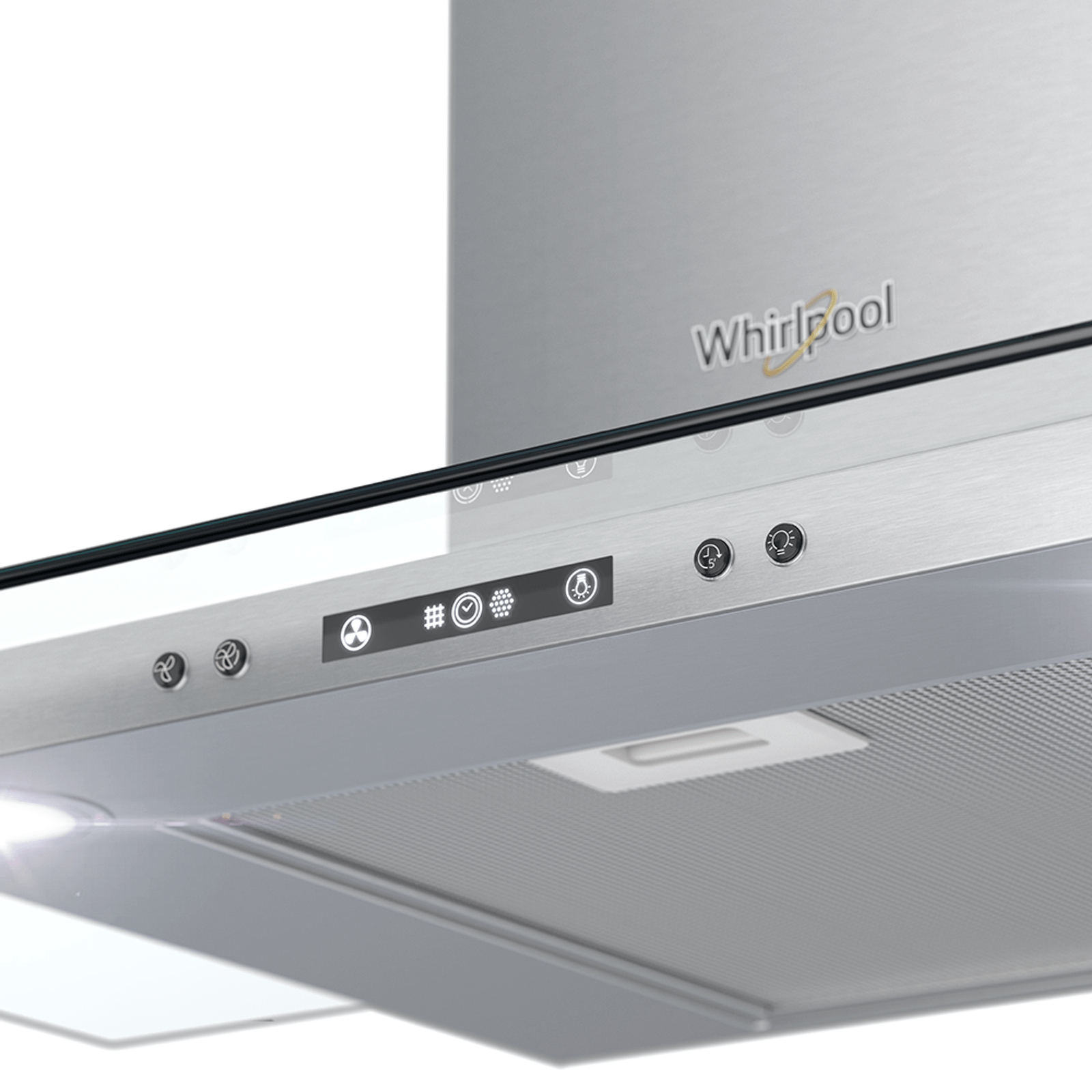 Whirlpool WHW9915S cooker hood Wall-mounted Stainless steel 637 m³/h – image 5