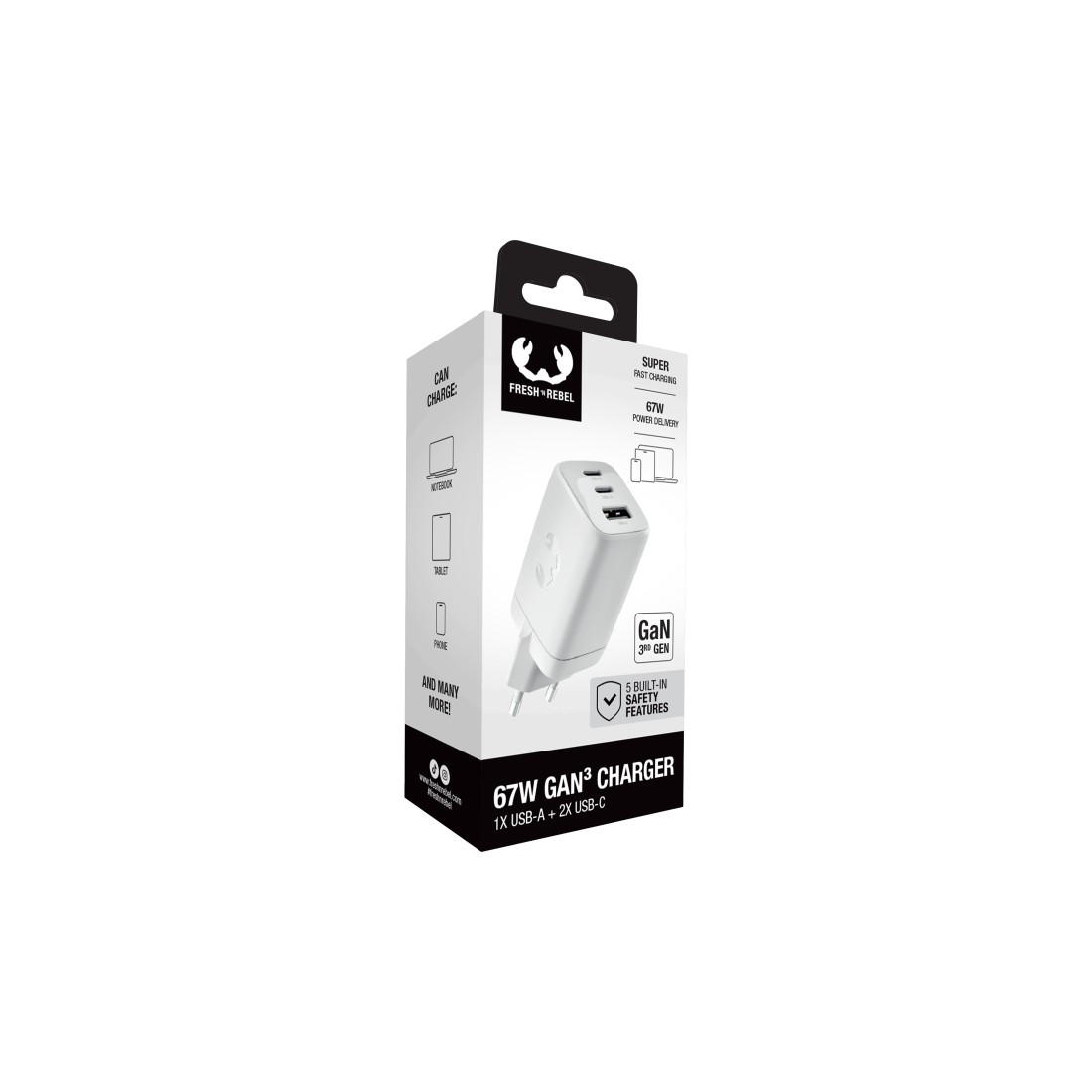Hama 00232964 mobile device charger Tablet, Smartphone, Laptop, Headset, Headphones Light grey AC Fast charging Indoor – image 6