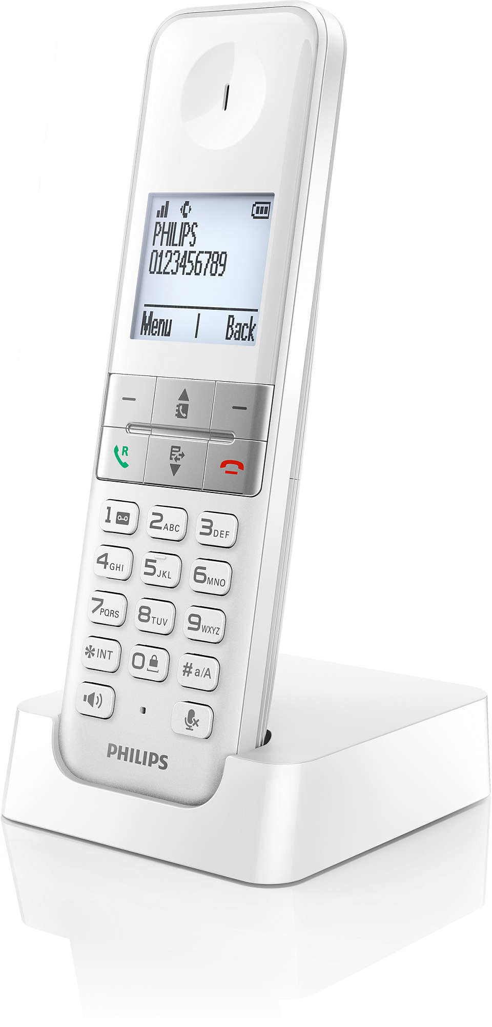 Philips D4701W/34 telephone DECT telephone Caller ID White – image 1