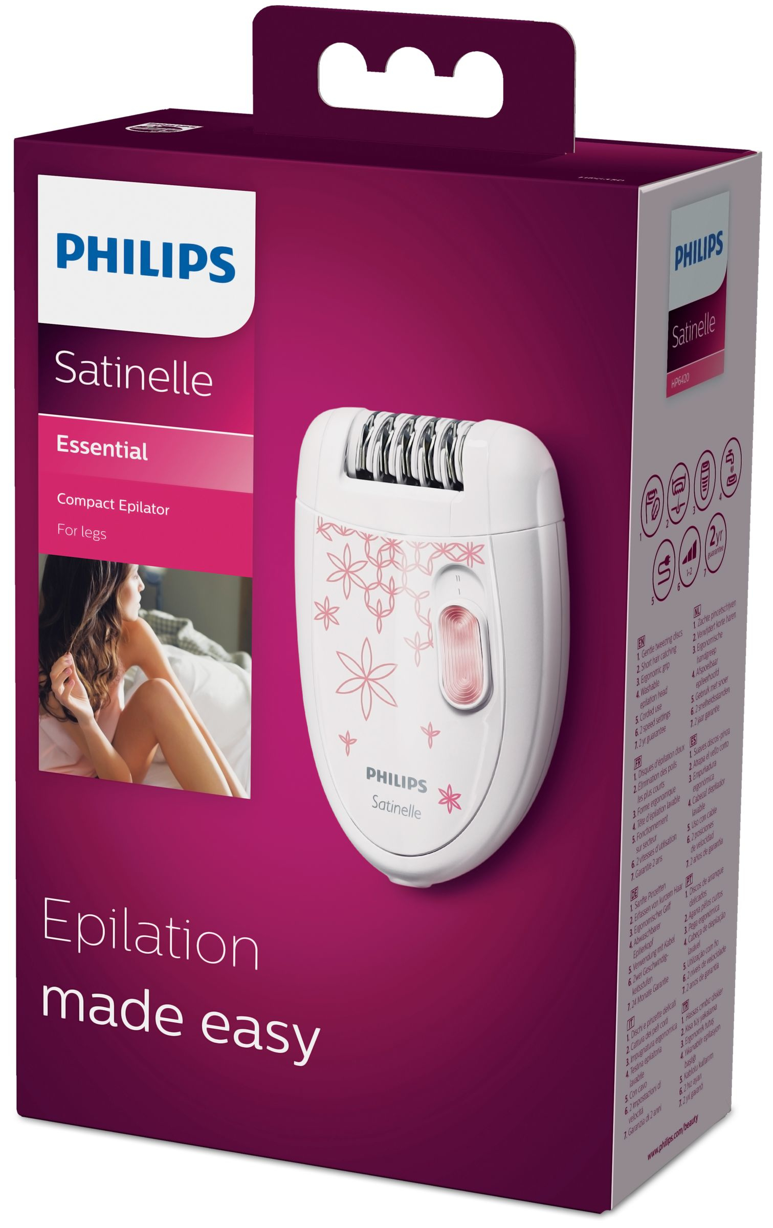 Philips Satinelle Essential Epilator HP6420/00 – image 2