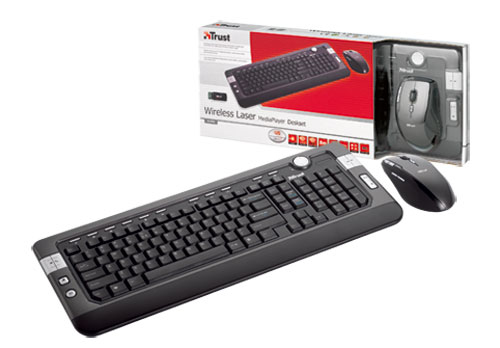 Trust DS-4700R keyboard Mouse included RF Wireless – image 2
