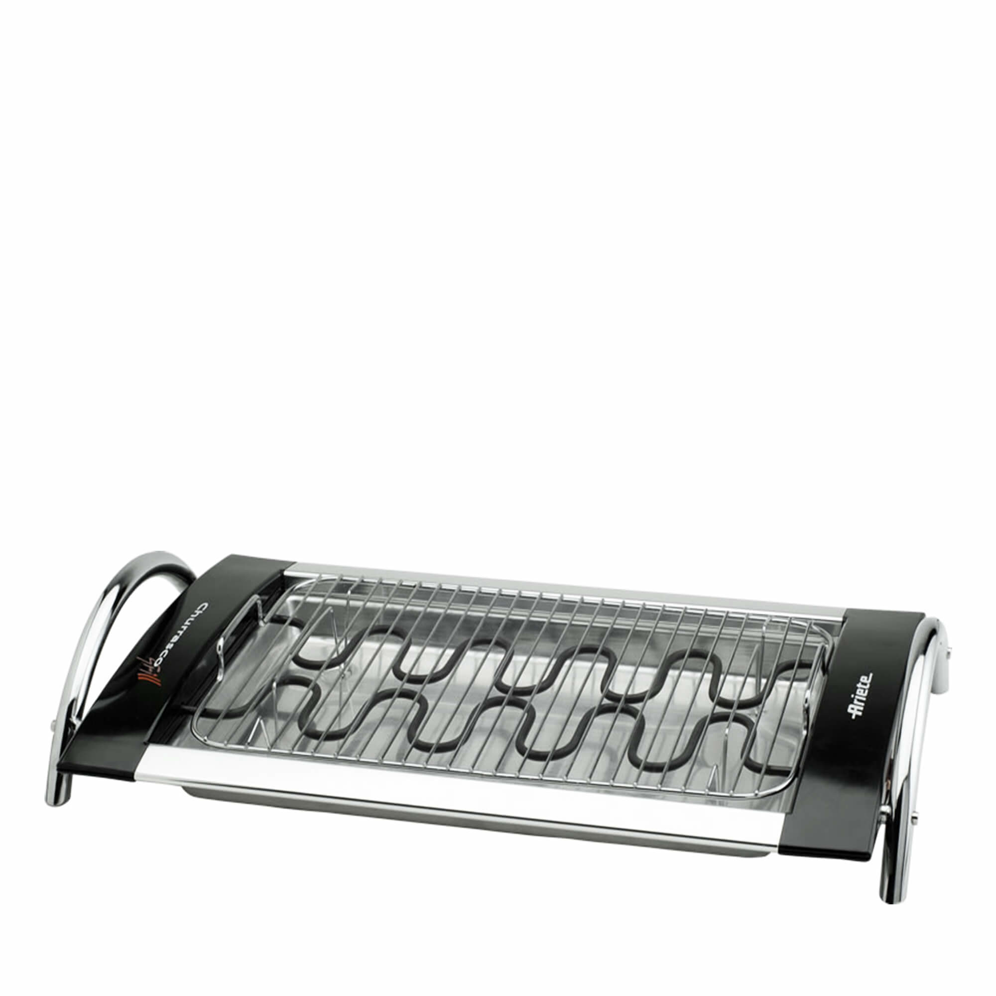 Ariete 732 Churrasco Grill - Double grill with aluminum tray. Power 200 watt. Temperature adjustment from 60 ° to 250 ° – image 1