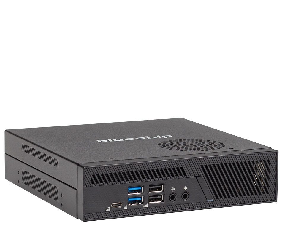 bluechip BUSINESSline S3137 Intel Core i3 i3-14100 8 GB DDR5-SDRAM 500 GB SSD Windows 11 Pro Mini PC Nero