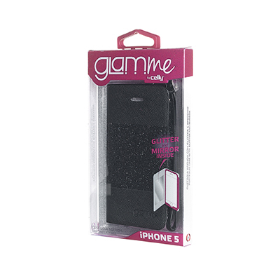 Celly GLAGEIP502 mobile phone case Folio Black – image 4