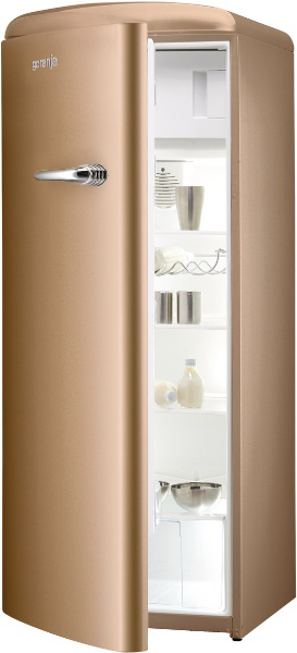 Gorenje RB60299OCO-L combi-fridge Freestanding Bronze, Cream – image 2