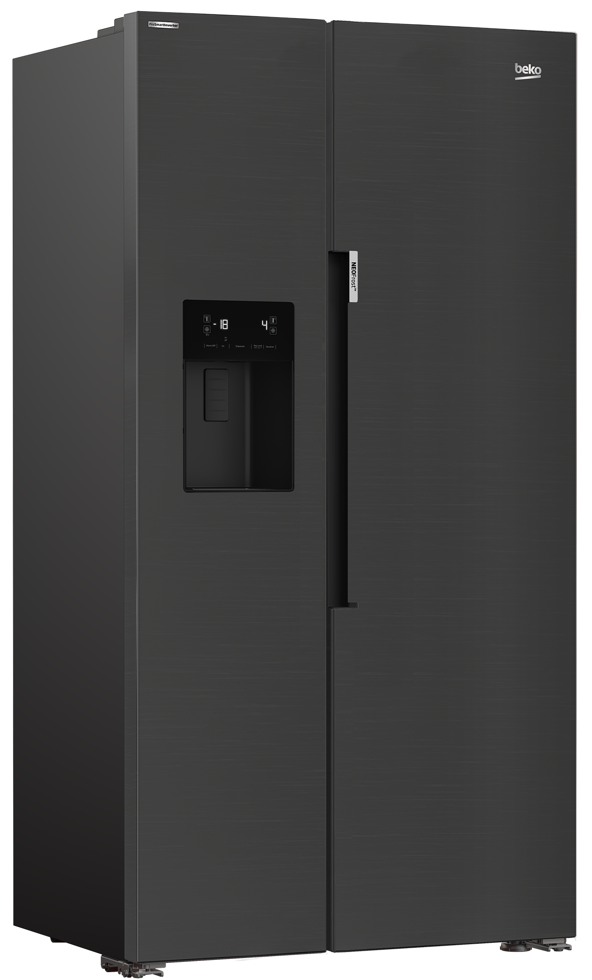 Beko GN162341XBRN side-by-side refrigerator Freestanding – image 2