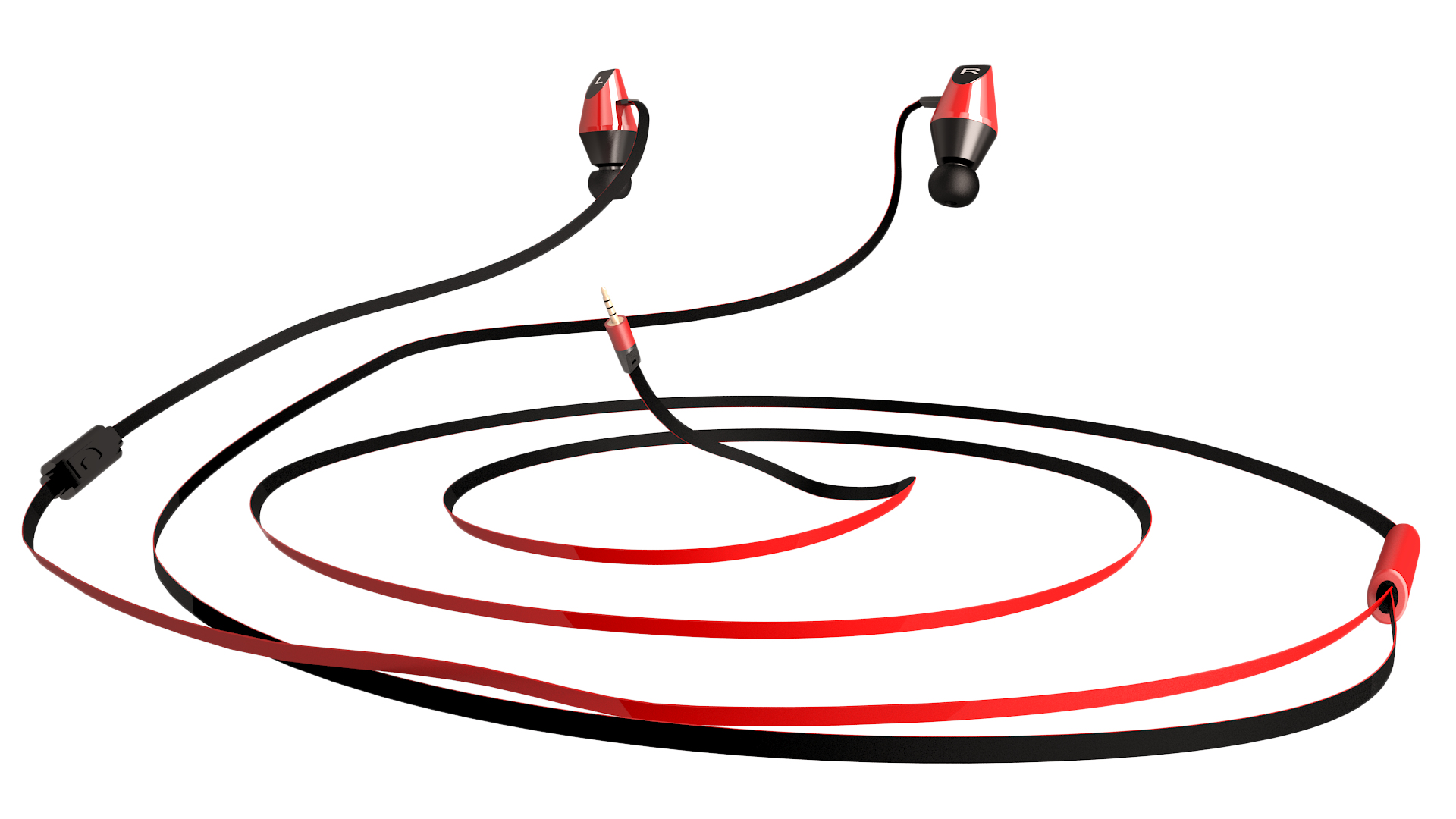Mars Gaming MIH2 headphones/headset Wired In-ear Black, Red – image 6