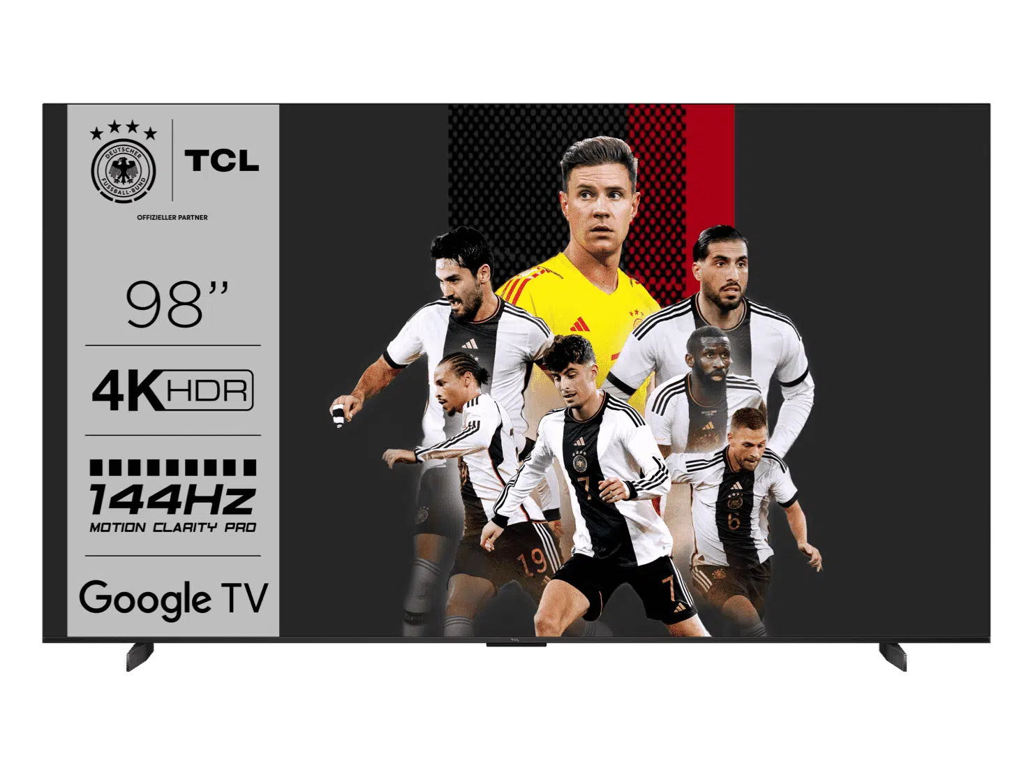 TCL UHD870 98UHD870 TV 2.49 m (98") 4K Ultra HD Smart TV Wi-Fi Titanium 5000 cd/m²
