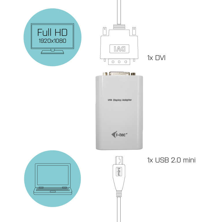 i-tec Advance USB Display Adapter TRIO – image 6