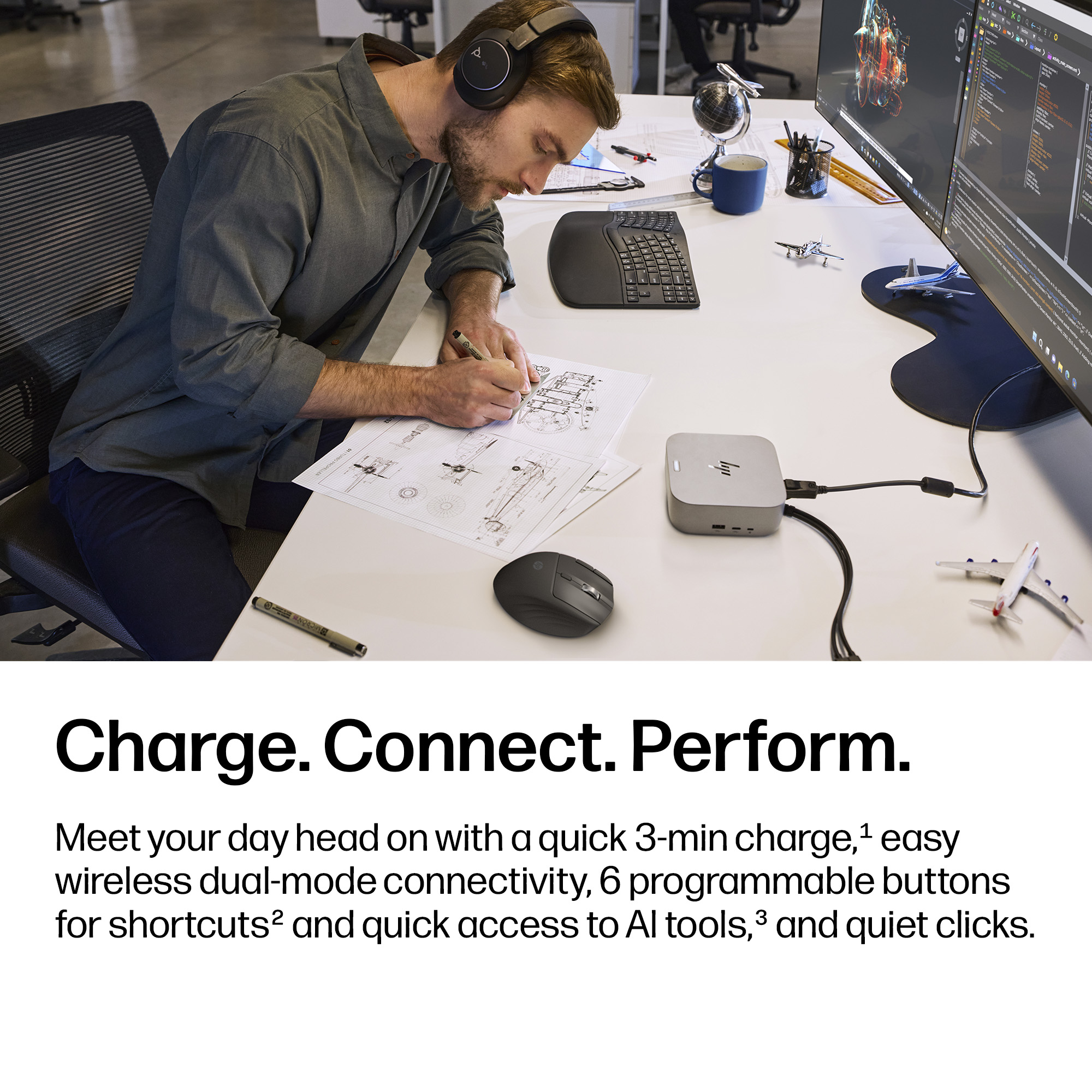 HP Ultra-Fast-Scroll Wireless Mouse 780M – image 9