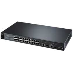Zyxel ES-2024PWR 24-port Managed Layer 2 Fast Ethernet Switch (PoE)