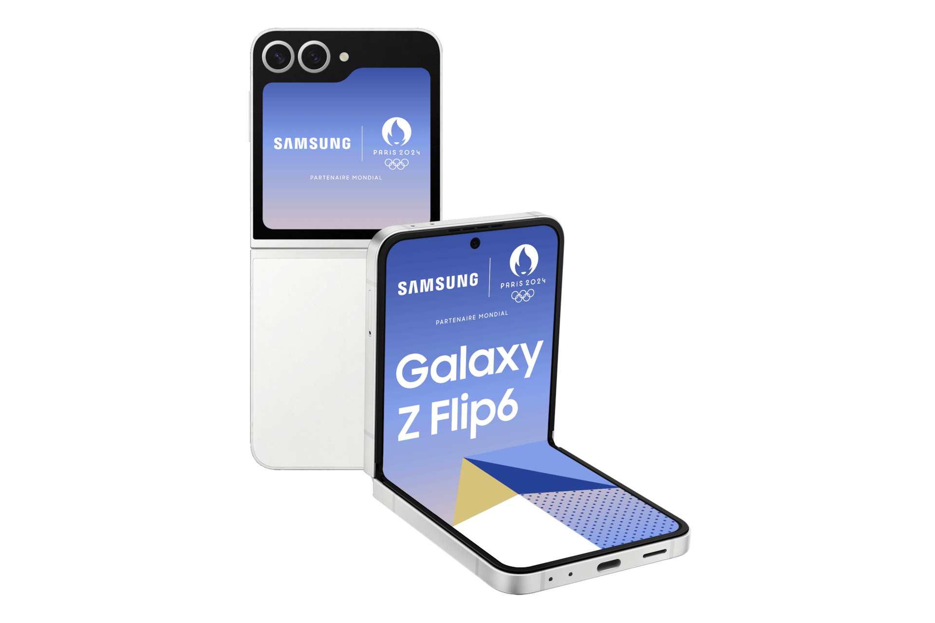 Samsung Galaxy Z Flip6 SM-F741B 17 cm (6.7") Doppia SIM Android 14 5G USB tipo-C 12 GB 256 GB 4000 mAh Bianco
