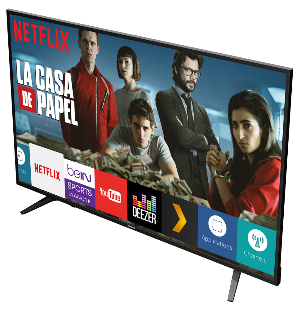 Hisense H55A6140 TV 139.7 cm (55") 4K Ultra HD Smart TV Wi-Fi Black – image 2