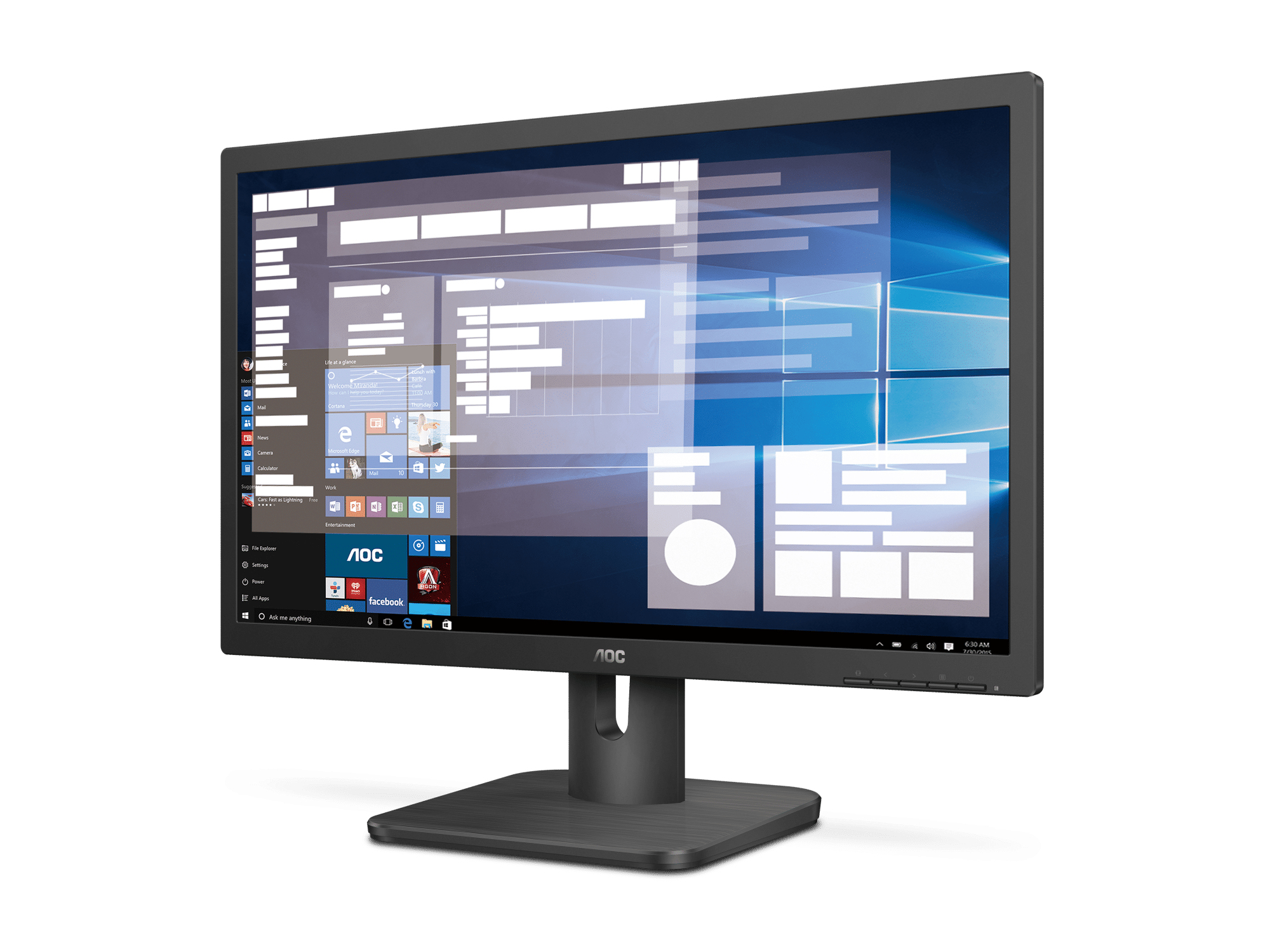 AOC E1 9E1HA computer monitor – image 2