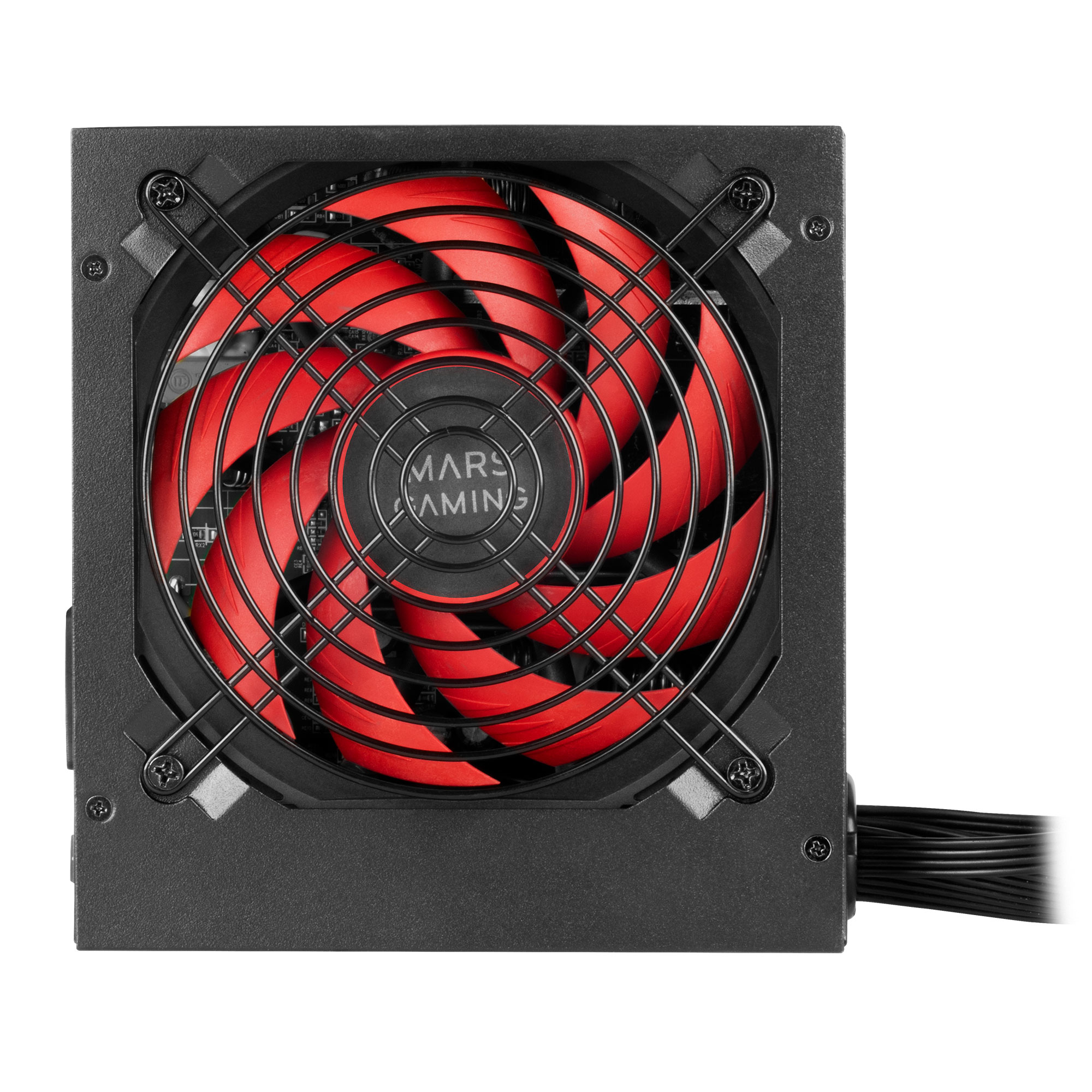Mars Gaming MPIII750, Fuente Alimentación PC ATX 750W, 5 Años de Garantía, 85% Eficiencia, Sistema Digital APFC, Ventilador FDB 120mm AI-RPM, Tecnologías DC-DC y SMD, Cables Planos Extralargos, Negro