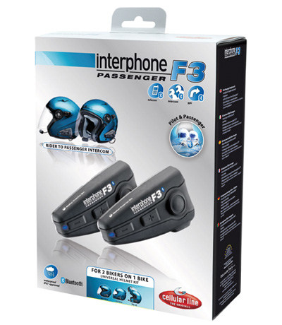 Cellularline INTERPHONEF3EU headphones/headset Wireless Bluetooth Black – image 2