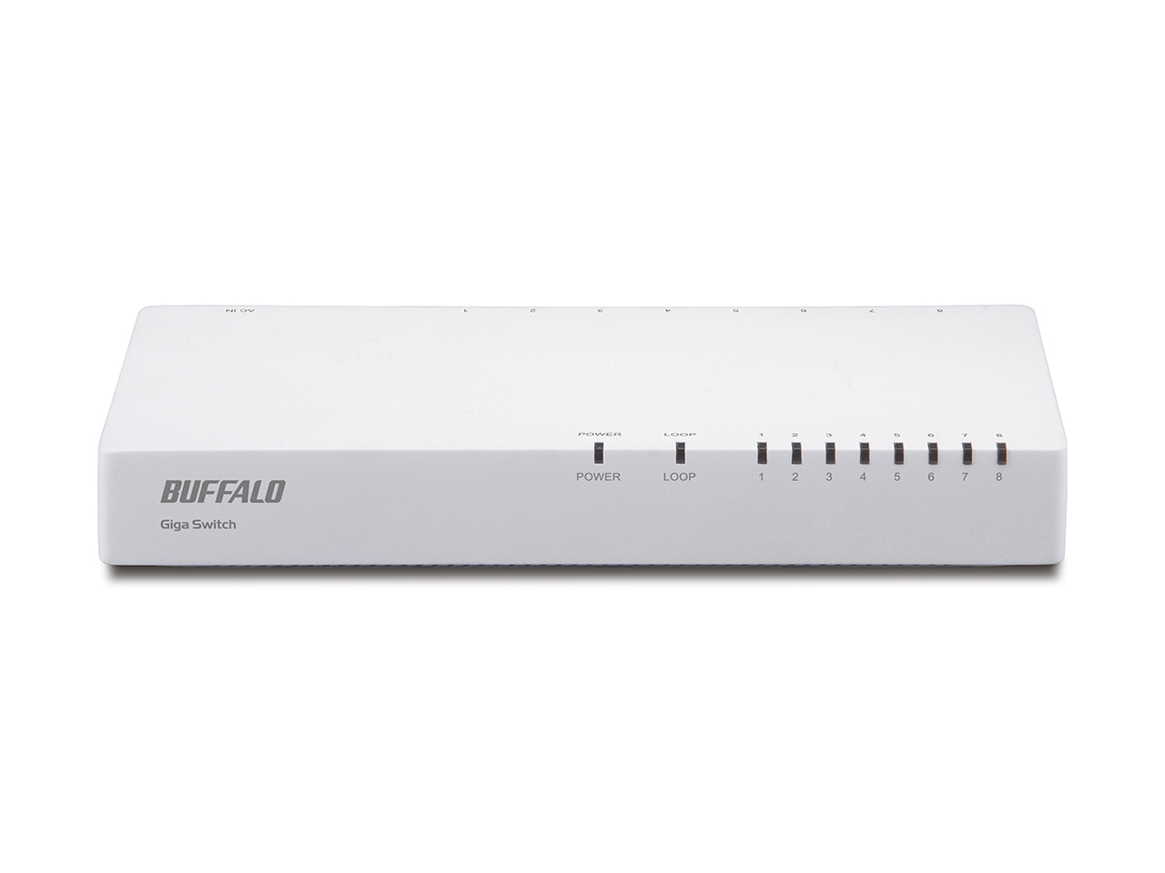 Buffalo LSW5-GT-8NP/WH network switch Gigabit Ethernet (10/100/1000) White
