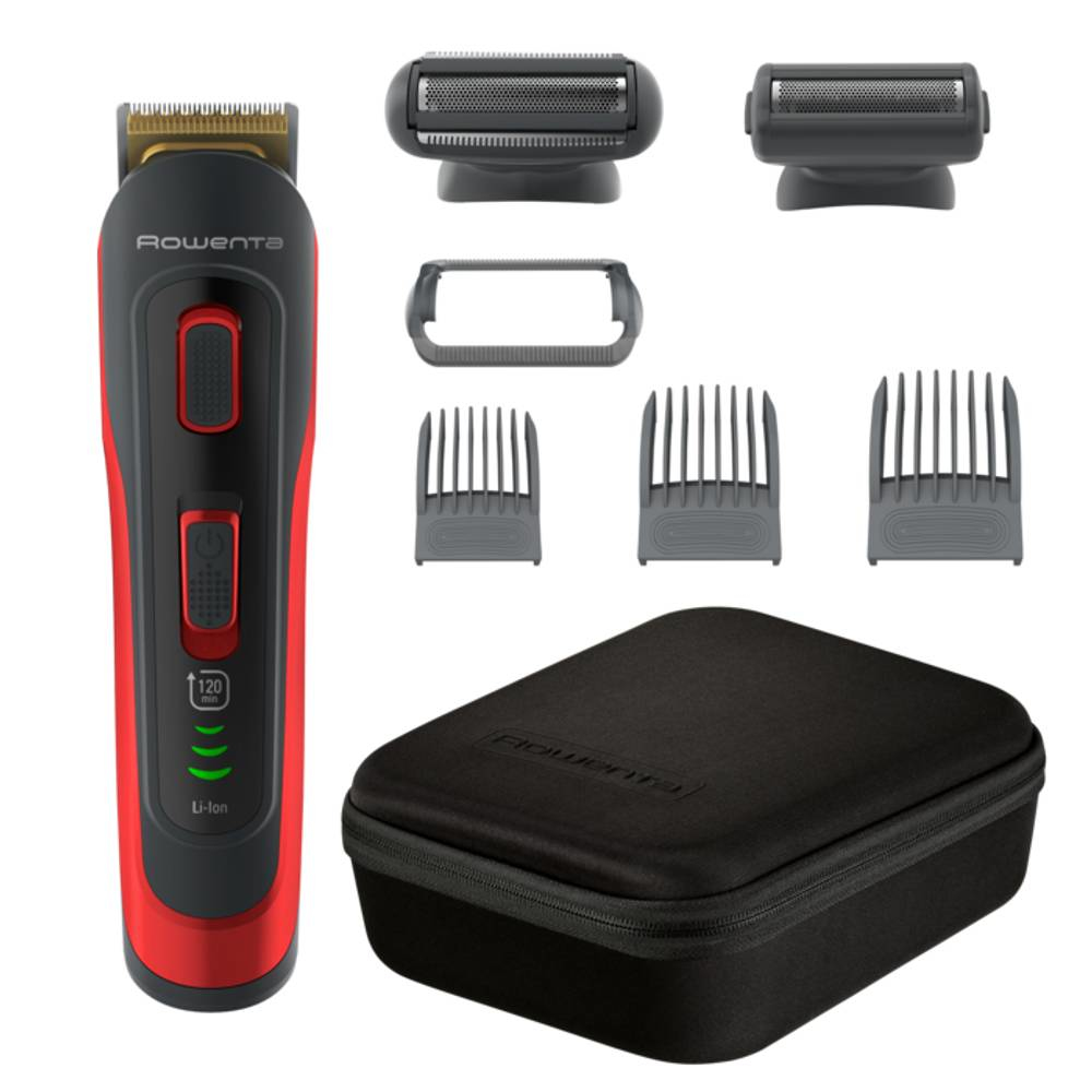 Rowenta TN9400F4 hair trimmers/clipper Black, Red 3 Lithium-Ion (Li-Ion) – image 2
