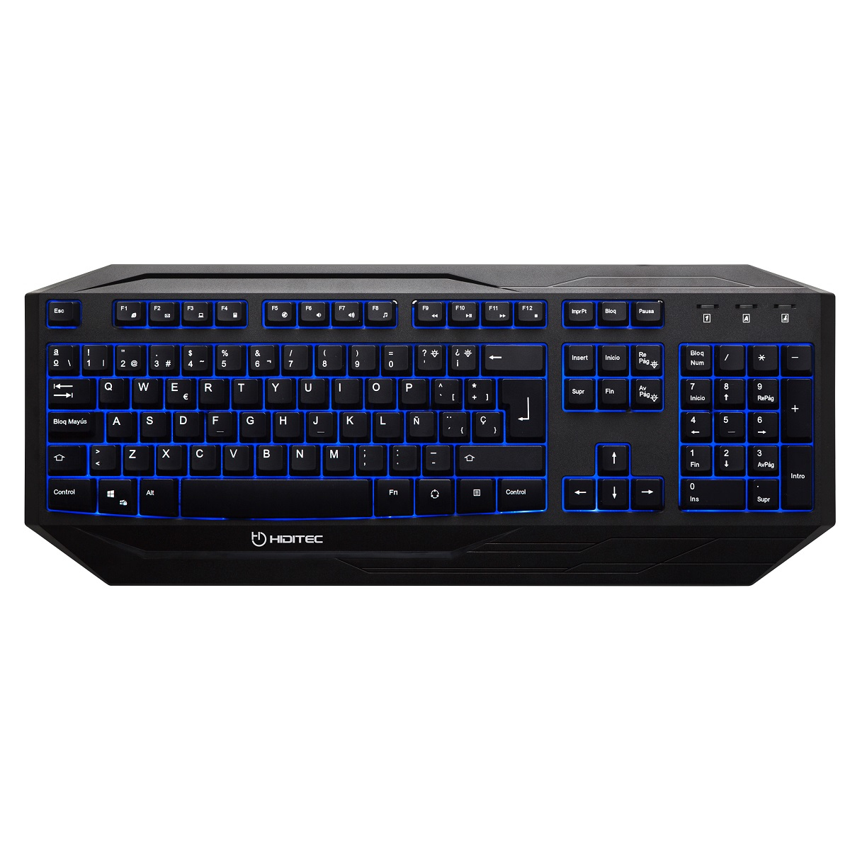 Hiditec GK200+ESUS keyboard Mouse included Gaming USB QWERTY Spanish Black – image 5
