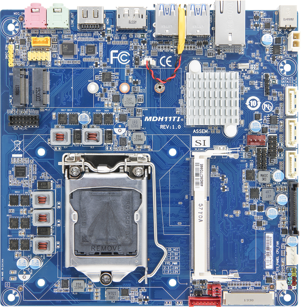 GIGABYTE MDH11TI H110 Express LGA 1151 (Socket H4) Thin Mini ITX – image 2