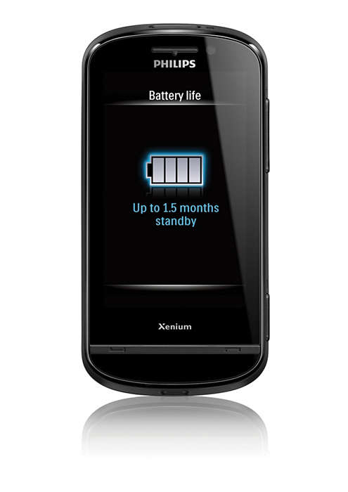 Philips Xenium X830 7.62 cm (3") 120 g Black