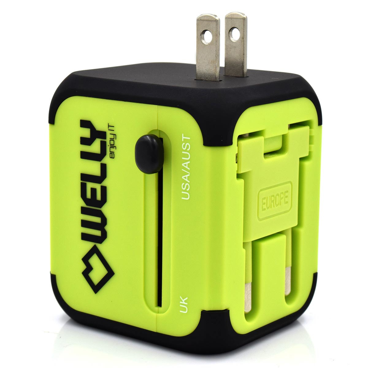 Welly Enjoy IT WY13102 mobile device charger Digital camera, MP3, Smartphone, Tablet Black, Green AC Auto, Indoor – image 9