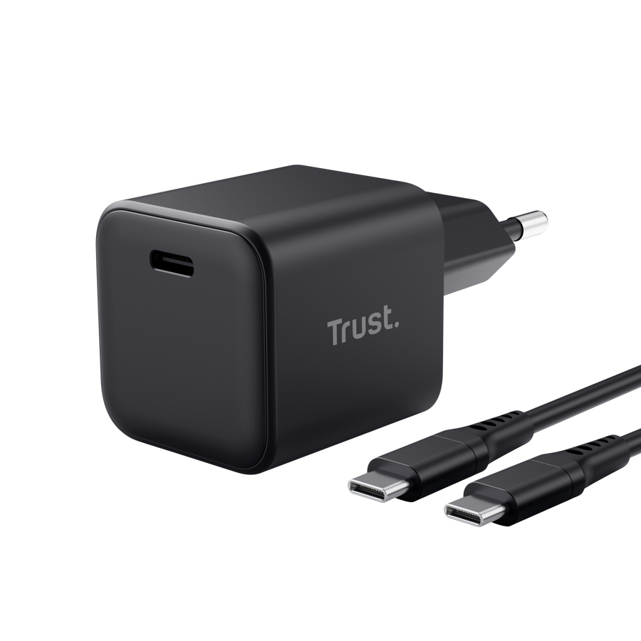 Trust 26046 mobile device charger Universal Black AC Fast charging Indoor – image 1