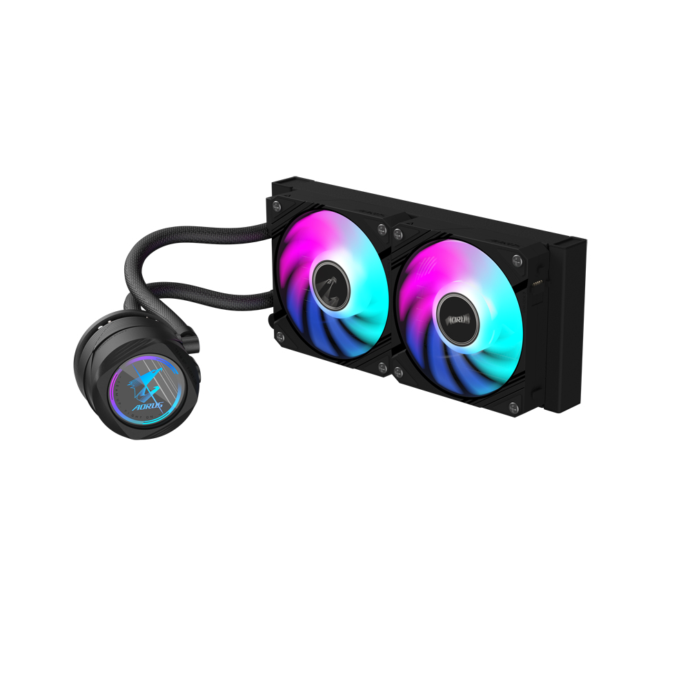 Enfriamiento Líquido Gigabyte AORUS WATERFORCE II 240 - 2 Ventiladores - 2300RPM - RGB - GP-AORUS WATERFORCE II 240 Enfriamiento Líquido Gigabyte AORUS WATERFORCE II 240 - 2 Ventiladores - 2300RPM - RGB - GP-AORUS WATERFORCE II 240
