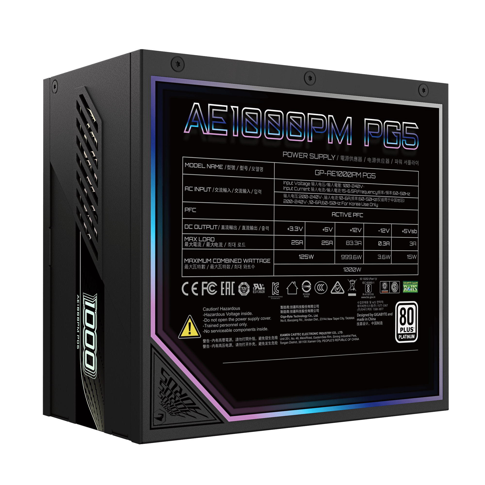 GIGABYTE AORUS ELITE P1000W V2 – image 3