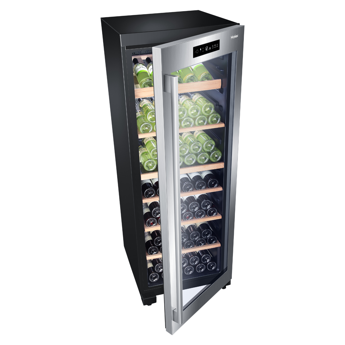 Haier WS136GDBI wine cooler Freestanding Black 136 bottle(s) – image 9