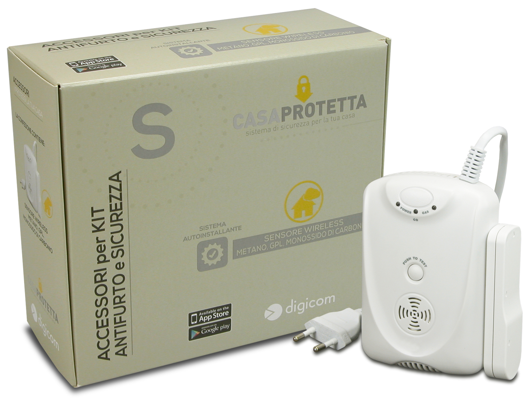 Digicom 8D5813DA gas detector Methane, Natural gas, Carbon monoxide (CO) – image 2