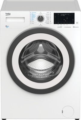 Beko HTV8736XS0 washer dryer Freestanding Front-load White – image 1