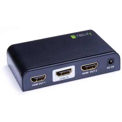 Techly 023974 video splitter HDMI 2x HDMI – image 2