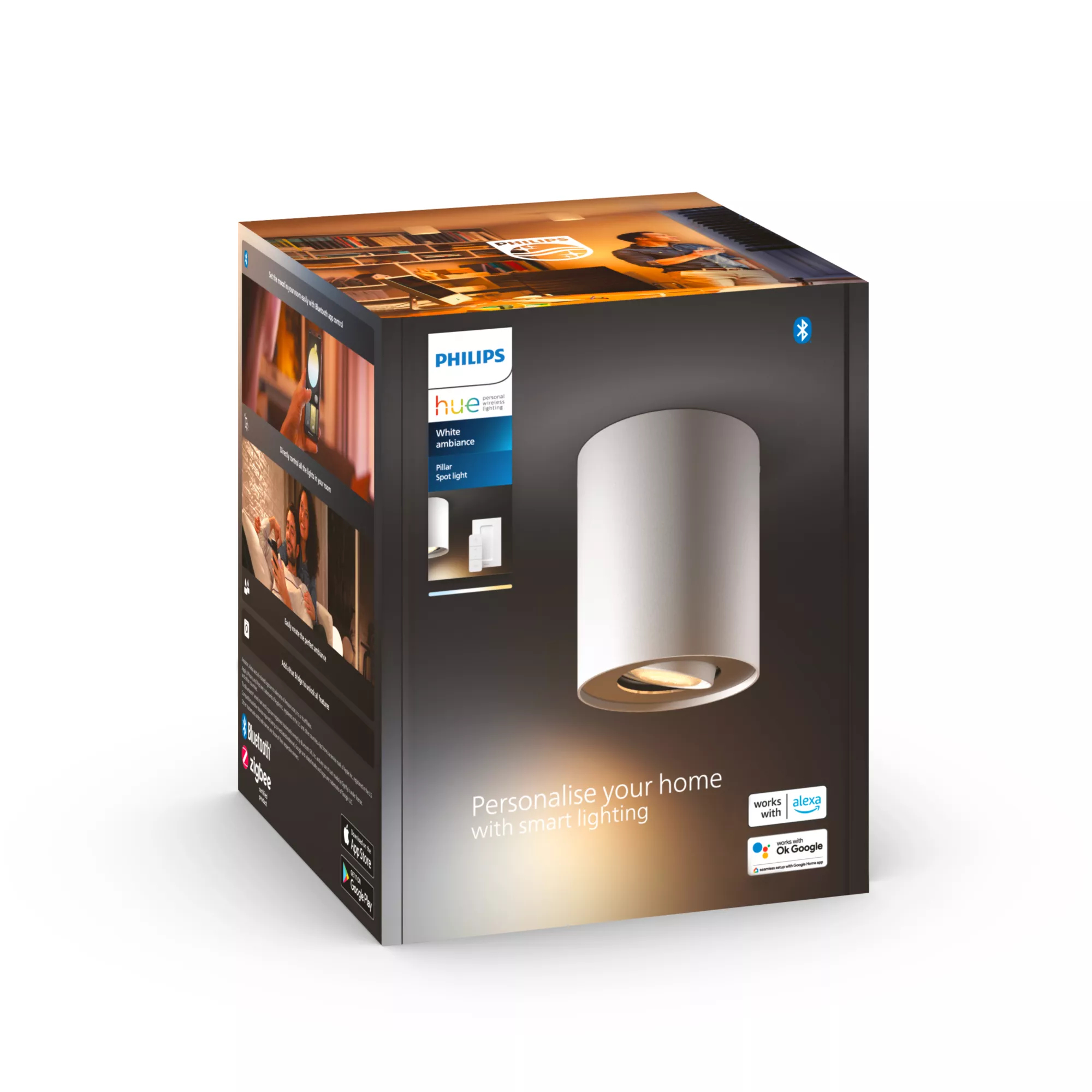 Philips by Signify Philips Hue White ambience Pillar single spotlight – image 2
