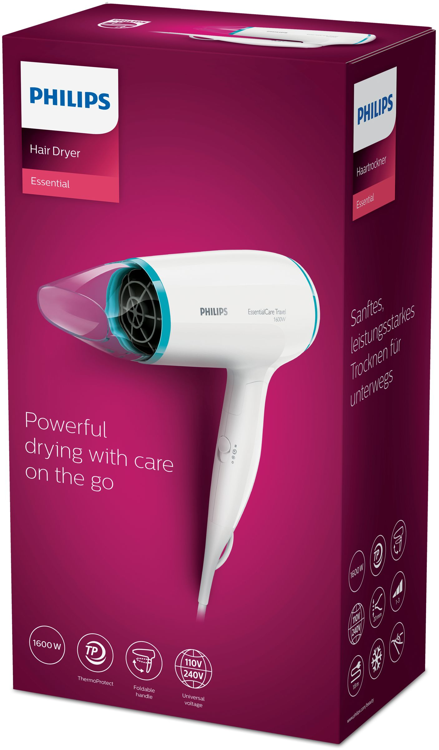 Philips Essential Hairdryer BHD006/00 – image 2