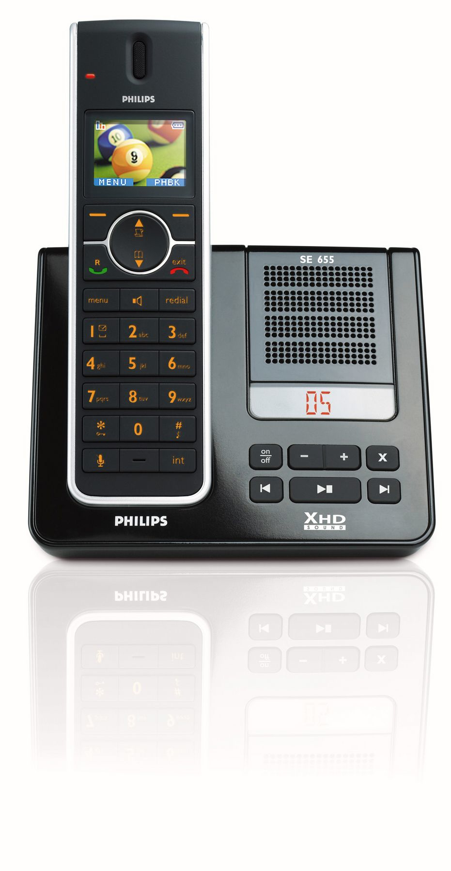 Philips Perfect sound Cordless phone with answering machine SE6551B/05