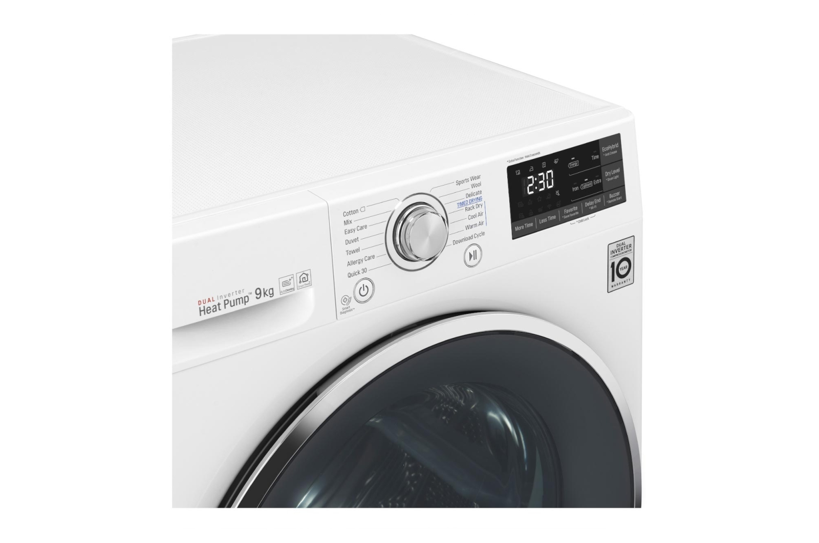 LG RH9052WH tumble dryer Freestanding Front-load White – image 4