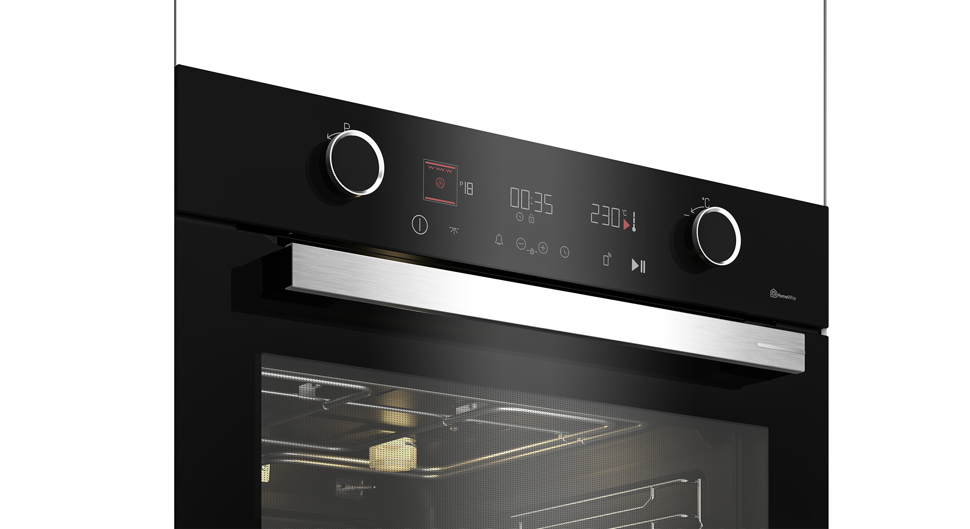 Grundig GEBM12401BP 60cm HotAero Pro Multi-Function Oven with Pyrolytic Cleaning – image 3