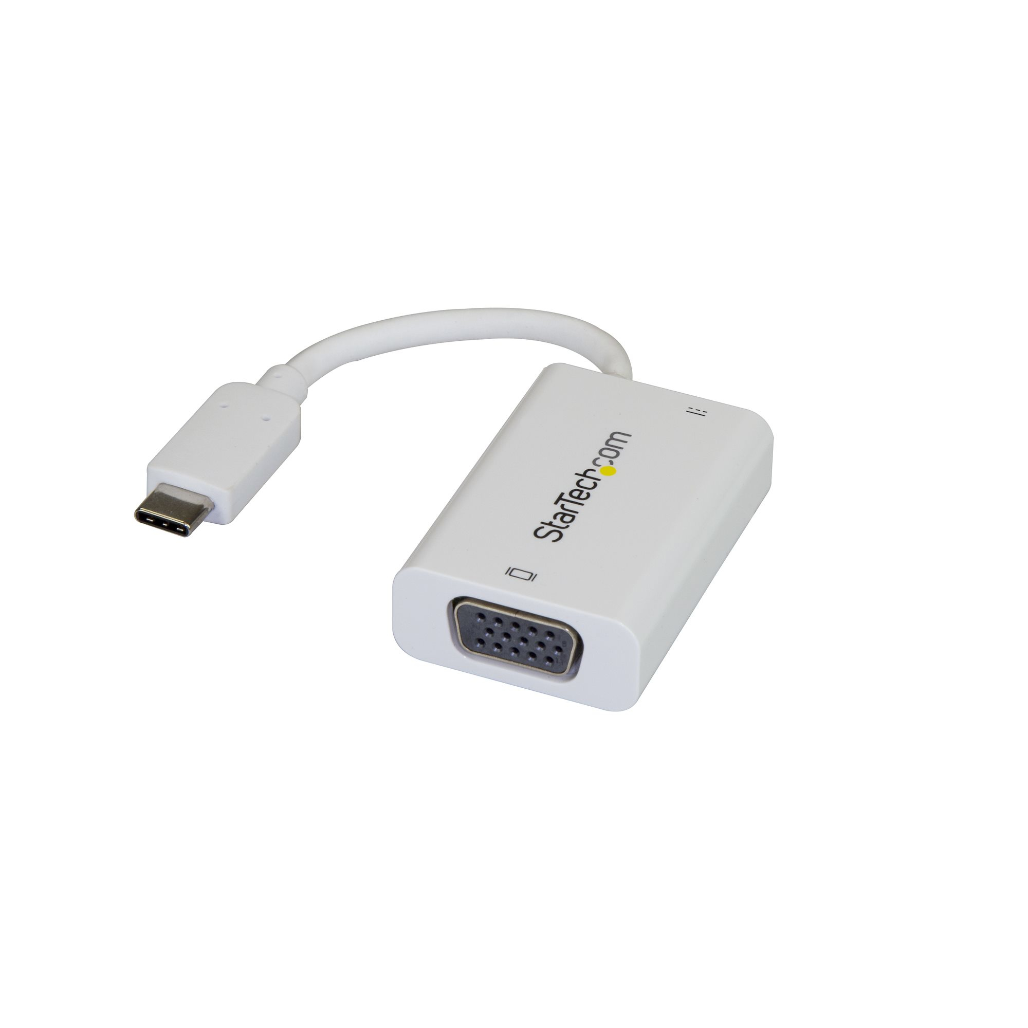 StarTech.com USB C to VGA Adapter with Power Delivery - 1080p USB Type-C to VGA Monitor Video Converter w/ Charging – image 1
