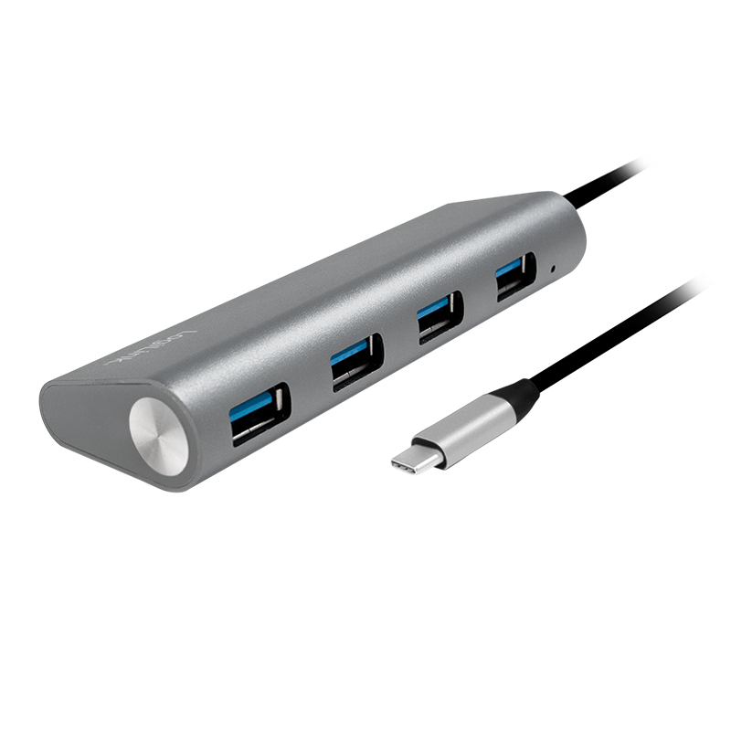 LogiLink UA0309 interface hub USB 3.2 Gen 1 (3.1 Gen 1) Type-C 5000 Mbit/s Grey – image 5