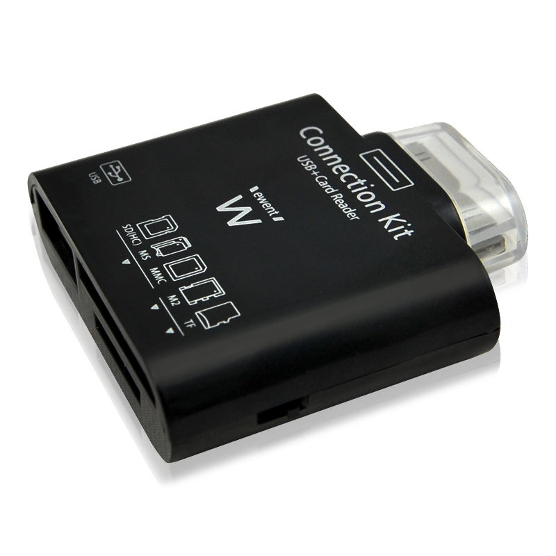 Ewent EW1067 card reader Samsung 30-pin Black
