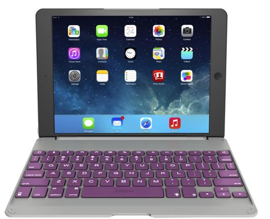 ZAGG ID5ZFN-PUB mobile device keyboard Bluetooth Purple, White – image 1
