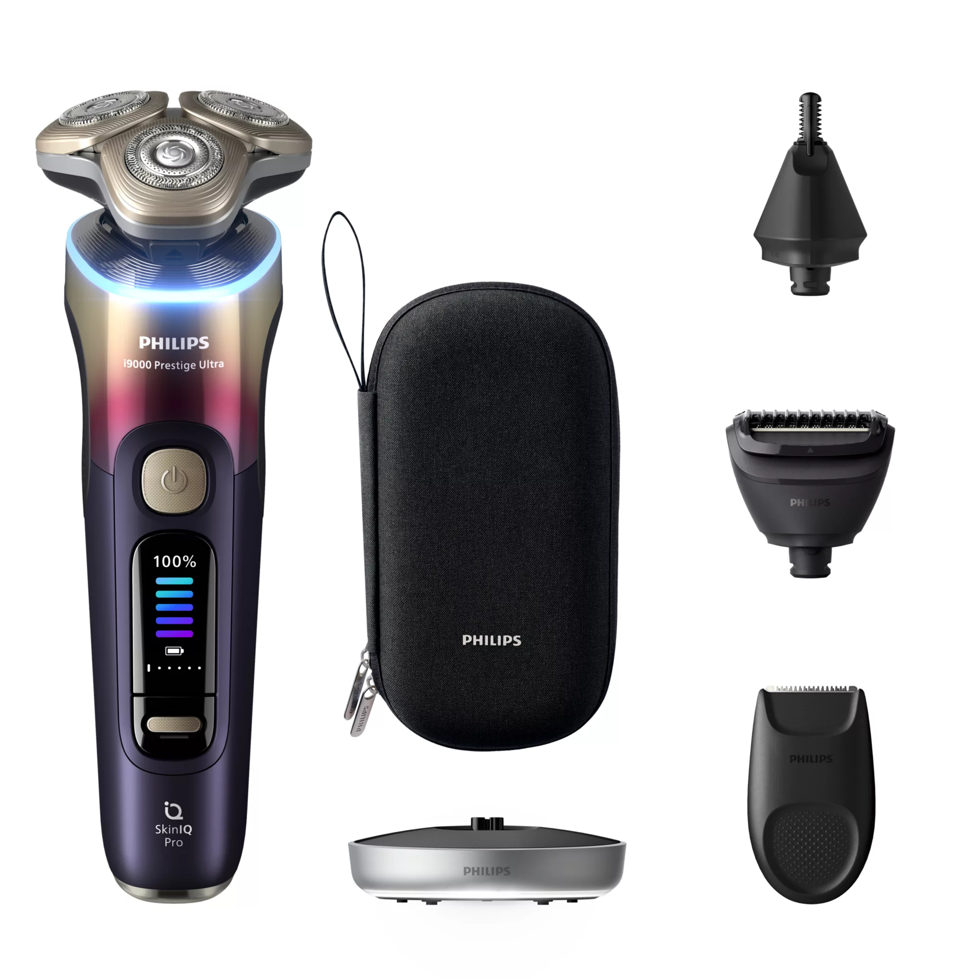 Philips XP9407/41 men's shaver Rotation shaver Trimmer Purple