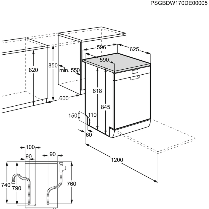 Electrolux ESF5549LOX Freestanding 13 place settings – image 7