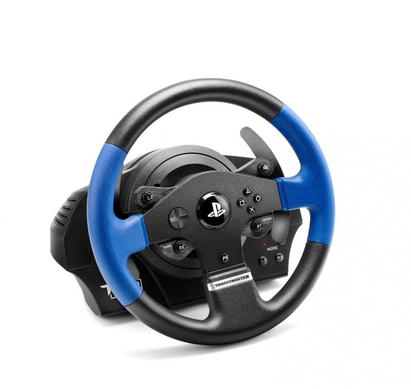 Thrustmaster 4160633 Gaming Controller Black, Blue Steering wheel + Pedals PC, PlayStation 4, Playstation 3 – image 2
