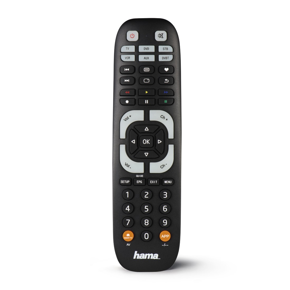 Hama 00179810 remote control IR Wireless DVD/Blu-ray, STB, TV, VCR Press buttons – image 2