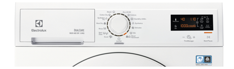 Electrolux EWDK0846B washer dryer Freestanding Front-load White – image 2