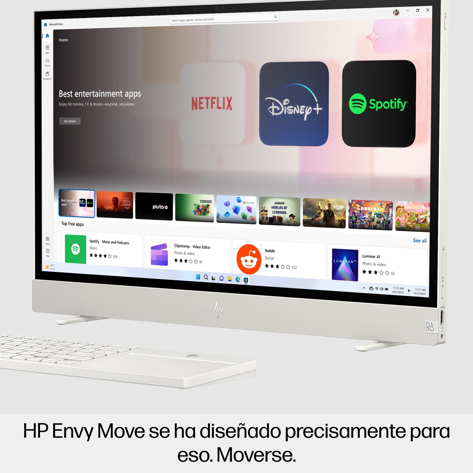 HP - All in One HP ENVY Move 24-cs0190ns, i5-1335U, 16GB, 512GB SSD, 23,8', W11. - imagen 10